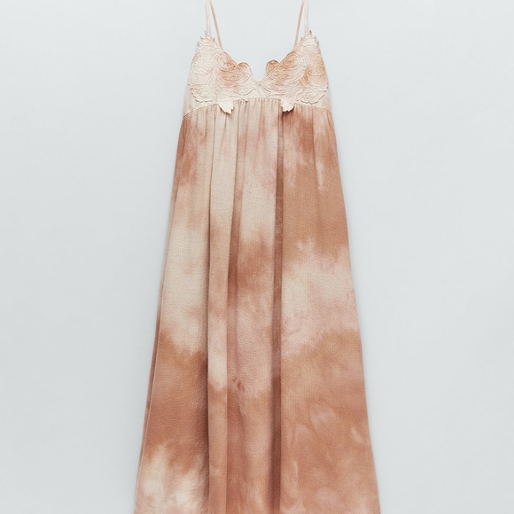 TIE DYE MIDI DRESS - Picture 5 of 8